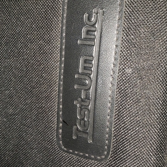 Test-Um Inc. Canvas Technician Zip-up Bag Black 12" x 10" - Picture 2 of 9